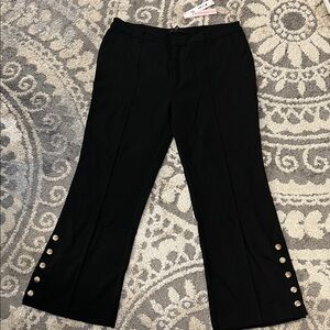 AQUA side button pants, Bloomingdale’s Exclusive, black, size XXL NWT!
